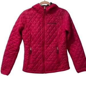 Free Country Women's  Fushia‎ Quilted Hooded Jacket Small